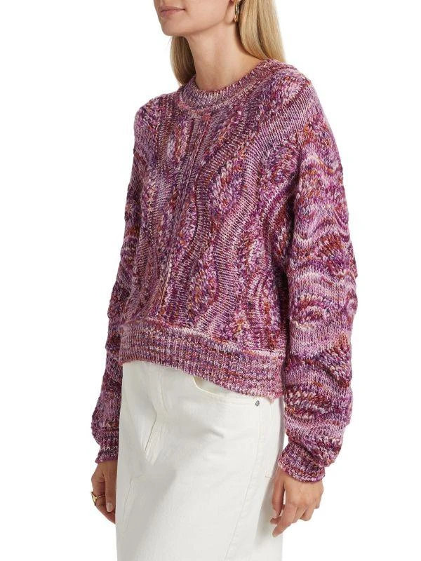 商品ba&sh|Stimpo Cable-Knit Wool-Blend Sweater,价格¥1195,第3张图片详细描述