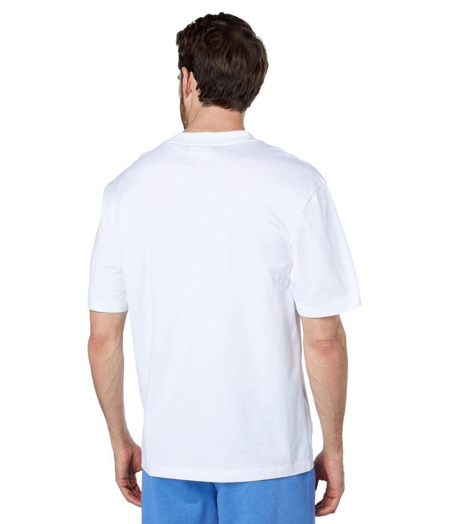 商品Lacoste|Short Sleeve Large Minecraft Logo and Croc On Front Chest T-Shirt,价格¥518,第4张图片详细描述