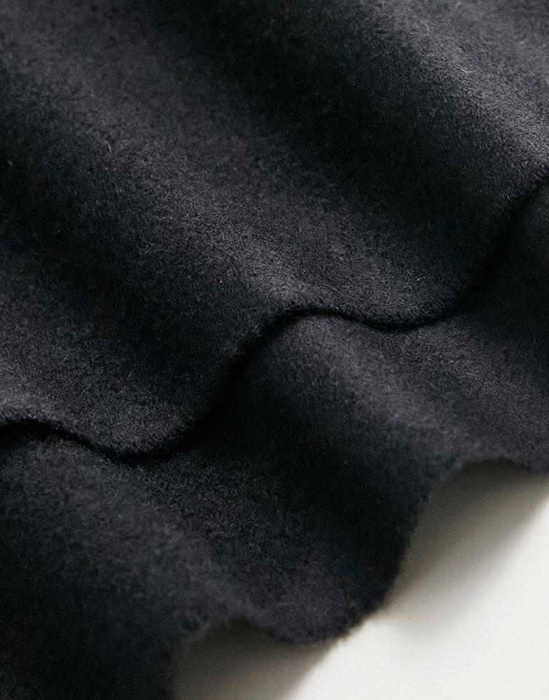 商品Moschino|Moschino wool scarf in black,价格¥455,第4张图片详细描述