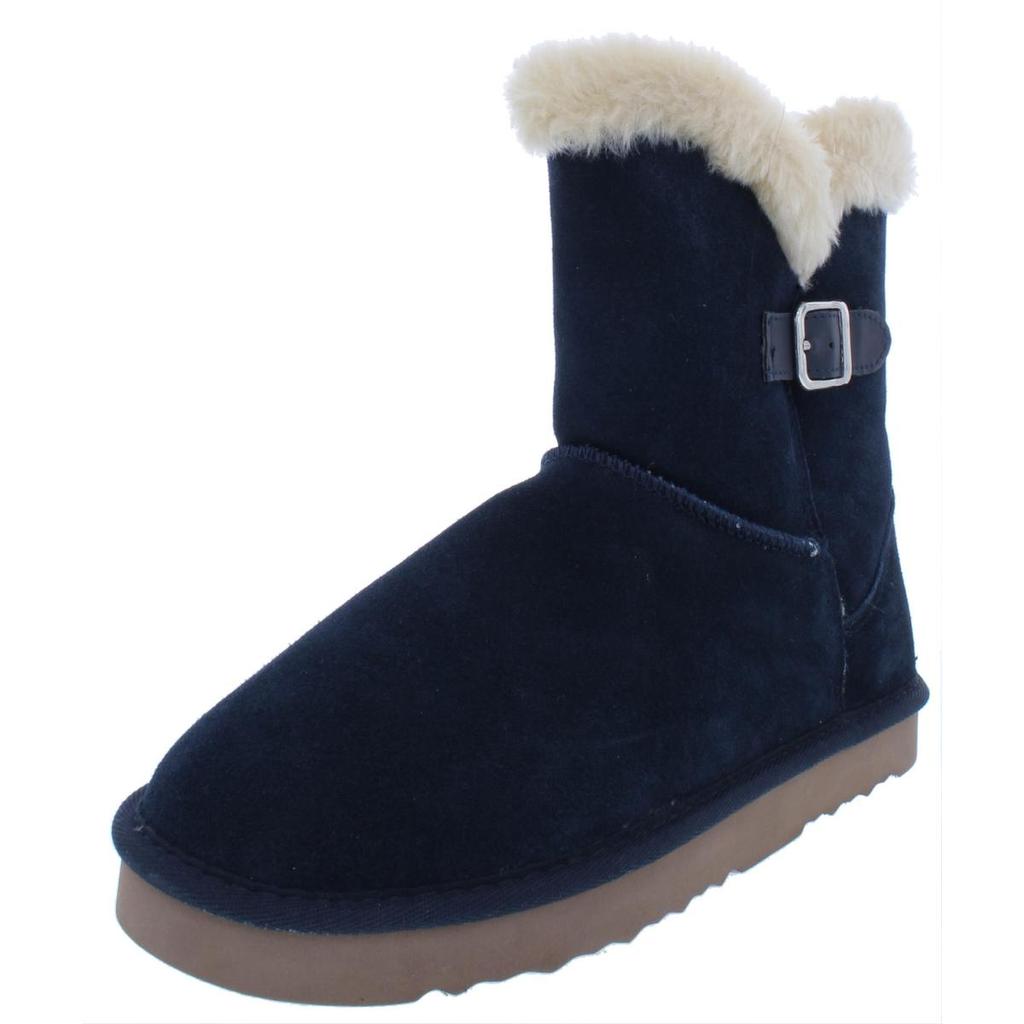 Style & Co. Womens Tiny 2 Suede Faux Fur Lined Winter Boots商品第4张图片规格展示