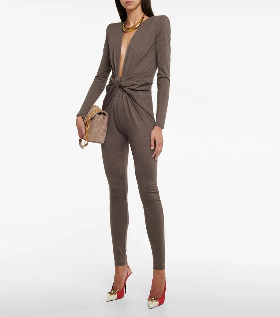 商品Yves Saint Laurent|Volver 115缀饰露跟高跟鞋,价格¥14606,第2张图片详细描述