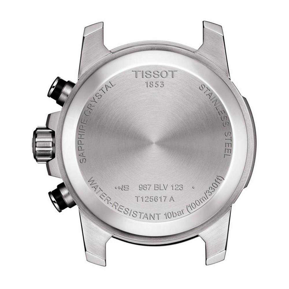 商品Tissot|Men's Swiss T-Sport Supersport Chrono Brown Leather Strap Watch 46mm,价格¥2947,第6张图片详细描述
