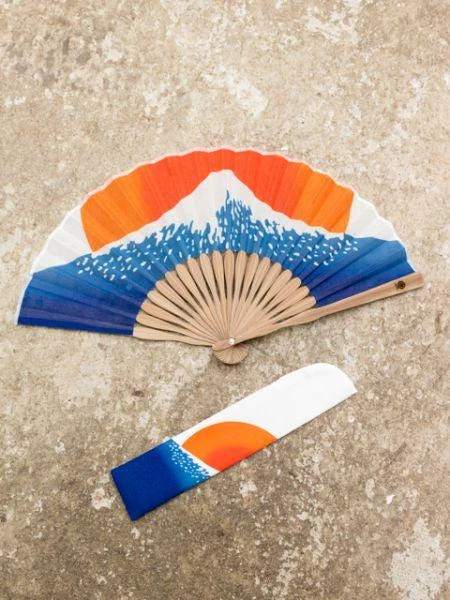 商品KAYA|Japan Motif Foldable Fan with Pouch,价格¥246,第3张图片详细描述