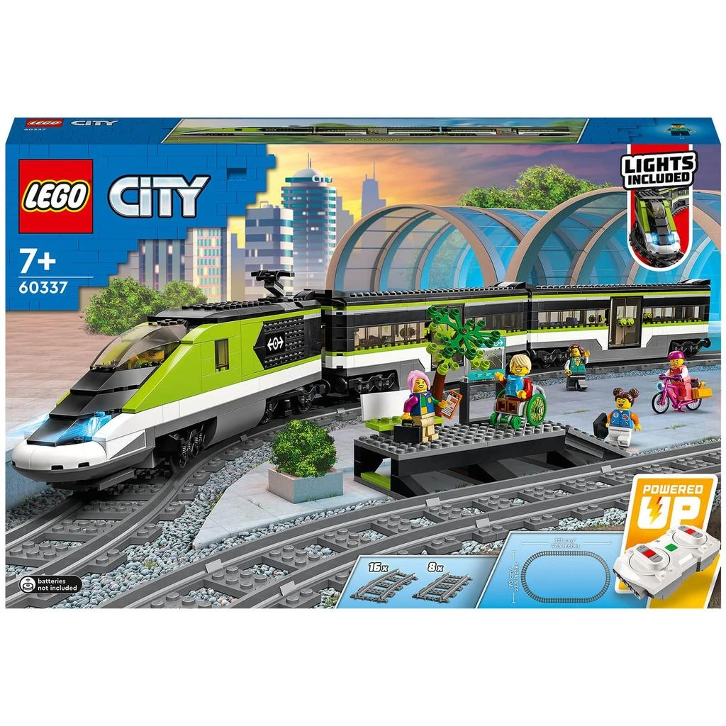 商品LEGO|LEGO City: Express Passenger Train Toy RC Lights Set (60337),价格¥1598,第1张图片