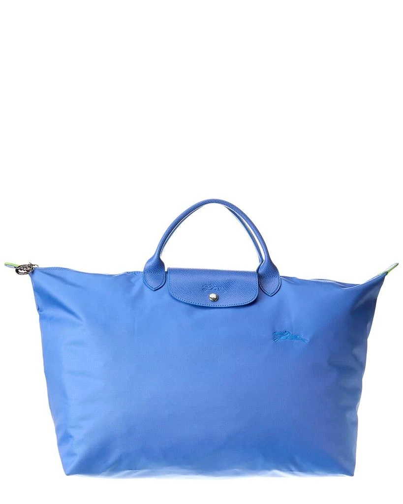 商品Longchamp|Longchamp Le Pliage Green Small Canvas & Leather Travel Bag,价格¥957,第1张图片