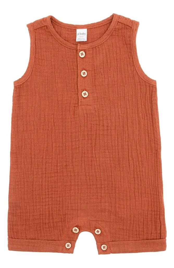 商品Petit Lem|Sleeveless Romper & Bucket Hat Set,价格¥81,第3张图片详细描述