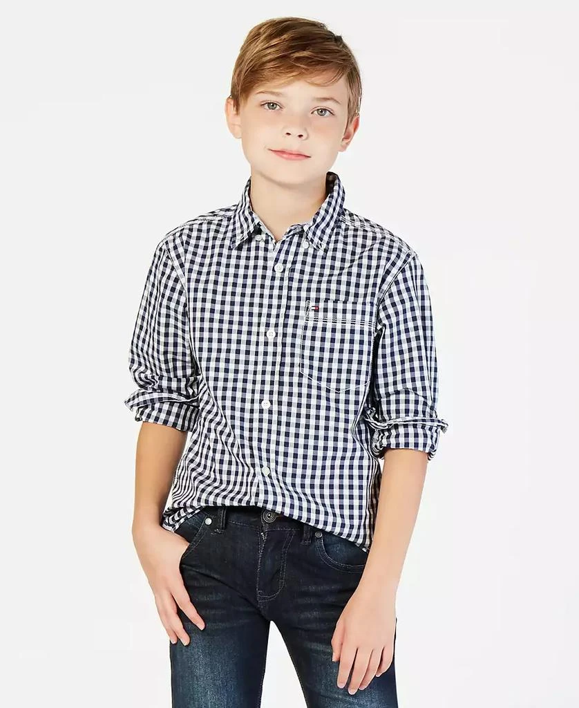 商品Tommy Hilfiger|Little Boys Baxter Gingham Button-Down Shirt,价格¥129,第1张图片