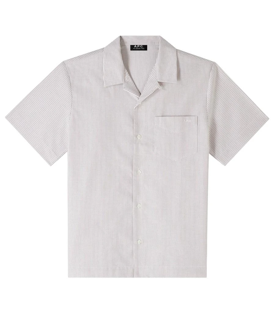 商品A.P.C.|Lloyd Logo pocket short-sleeve shirt,价格¥988,第1张图片