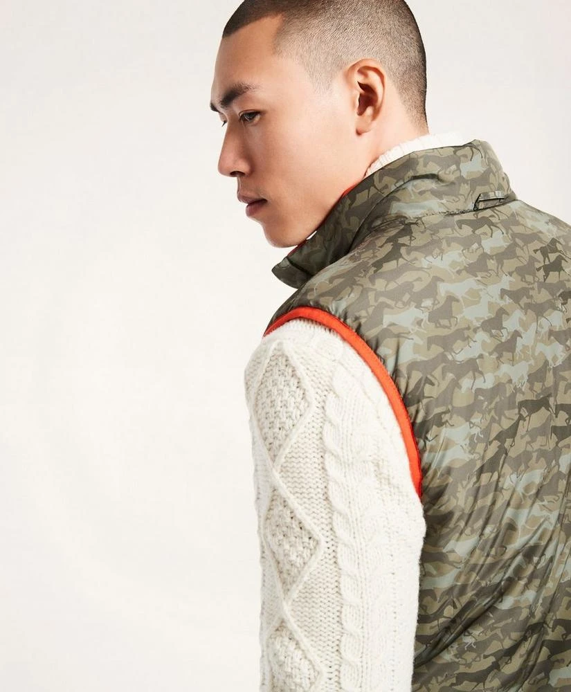 商品Brooks Brothers|Camo Reversible Quilted Puffer Vest,价格¥245,第3张图片详细描述