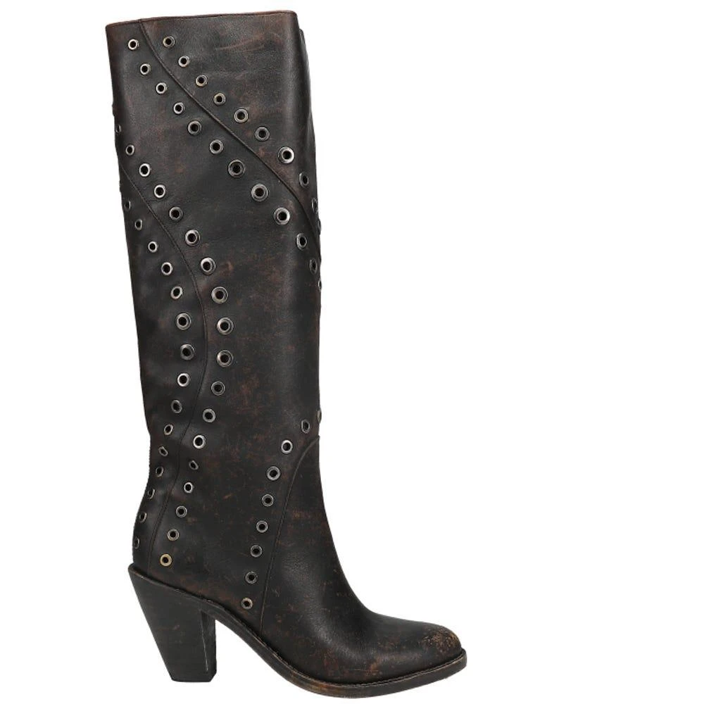 商品Frye|Mustang Grommet Tall Pull On Boots,价格¥1351,第1张图片