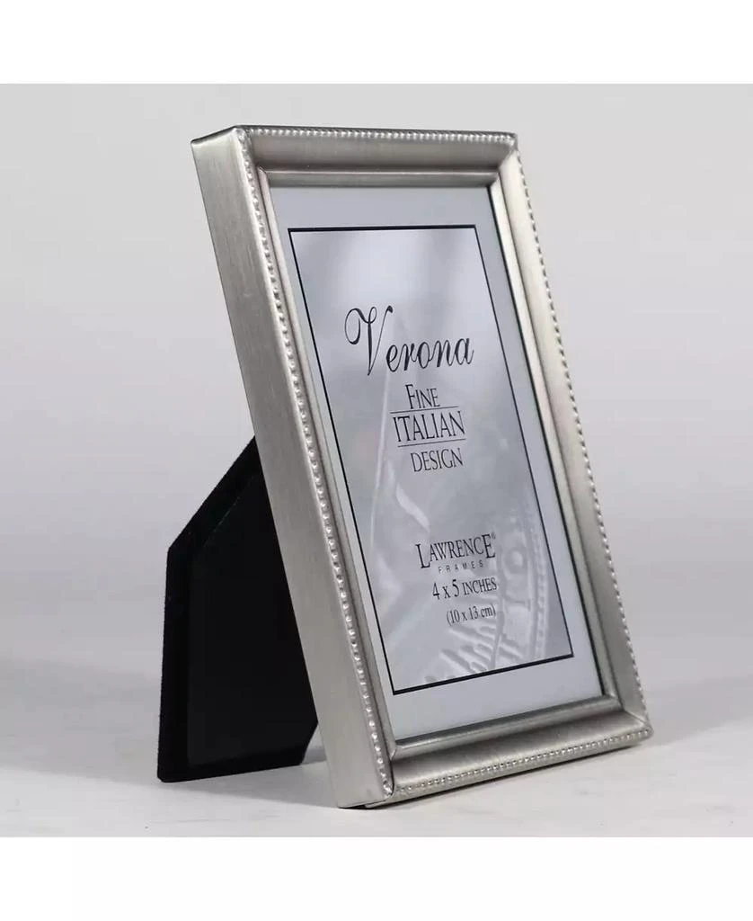 商品Lawrence Frames|Antique Pewter Picture Frame - Bead Border Design - 4" x 5",价格¥98,第2张图片详细描述