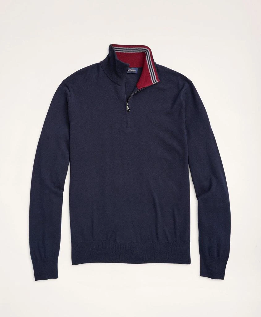 商品Brooks Brothers|Big & Tall Merino Half-Zip Sweater,价格¥414,第1张图片