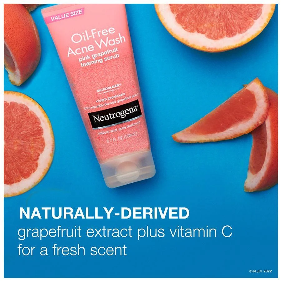 商品Neutrogena|Oil-Free Acne Wash Face Scrub Pink Grapefruit,价格¥97,第3张图片详细描述