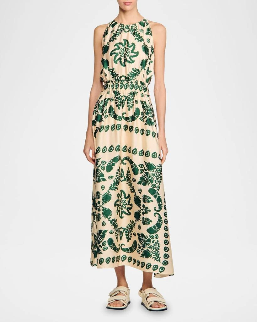 商品Sandro|Hyeres Floral Midi Dress,价格¥4265,第2张图片详细描述