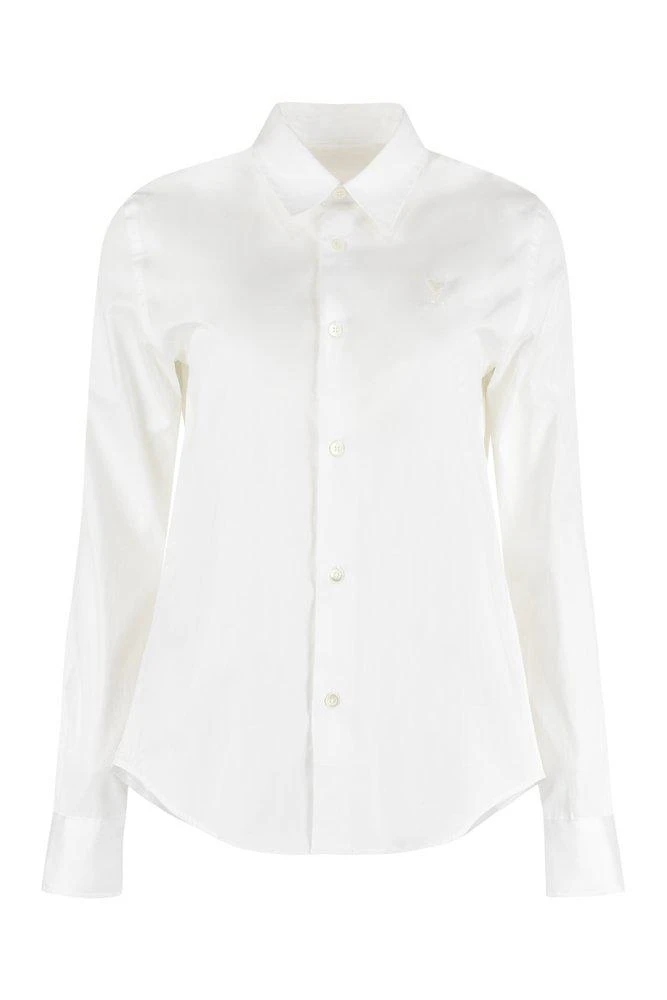 商品AMI|AMI Classic Logo Embroidered Shirt,价格¥1175,第1张图片