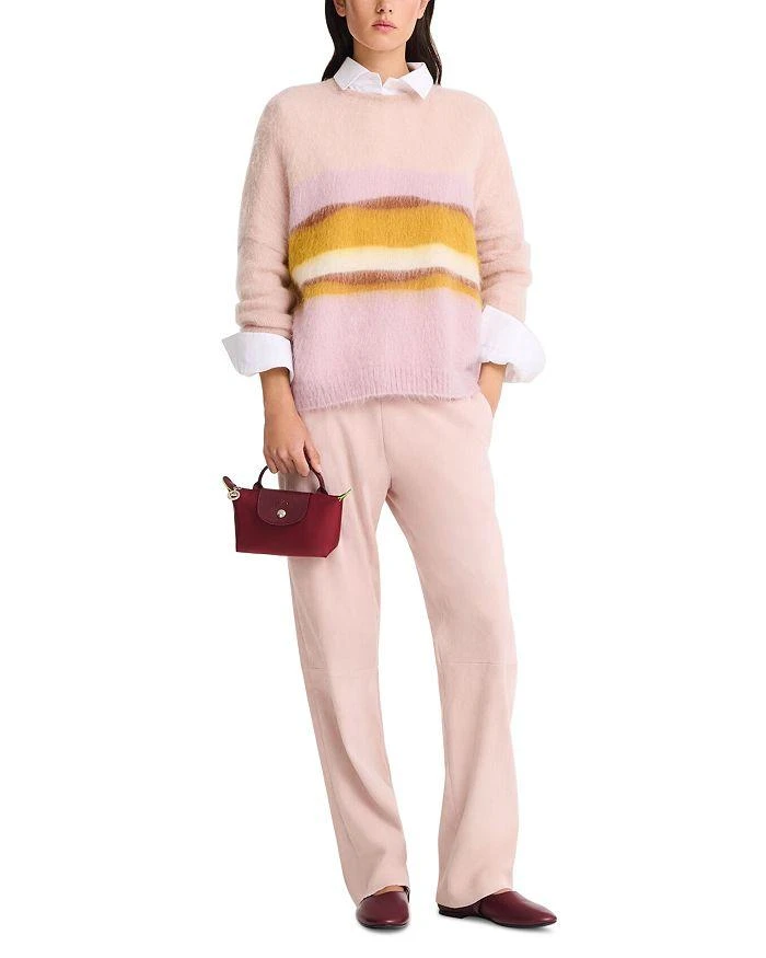 商品Longchamp|女式 Le Pliage 绿色迷你手拿包,价格¥832,第2张图片详细描述