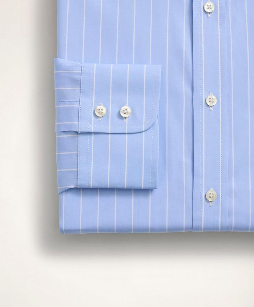 Brooks Brothers x Thomas Mason® Regent Regular-Fit Dress Shirt, Poplin English Collar Bold Stripe商品第2张图片规格展示