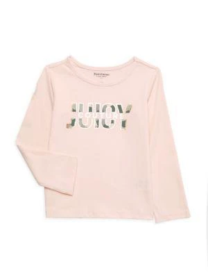 商品Juicy Couture|Little Girl’s 3-Piece Velour Tracksuit & Tee Set,价格¥239,第4张图片详细描述