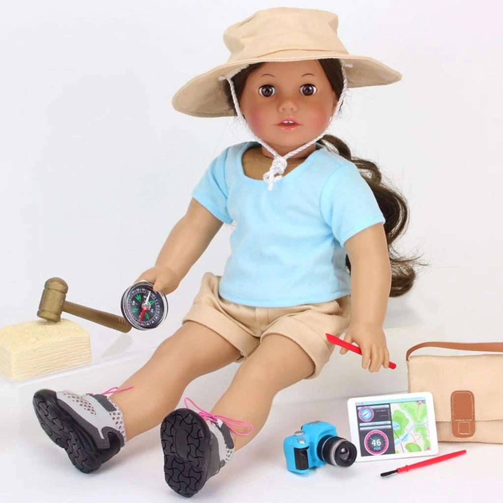 商品Teamson|Sophia’s 10 Piece Smithsonian Paleontologist Set for 18" Dolls, Multicolor,价格¥223,第2张图片详细描述