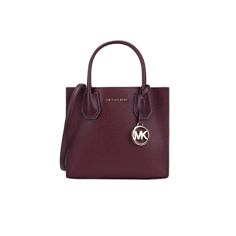 商品Michael Kors|Michael Kors 奥莱 MERCER 中号牛皮革女士单肩斜挎手提包 35S1GM9M2L MERLO,价格¥1178,第1张图片