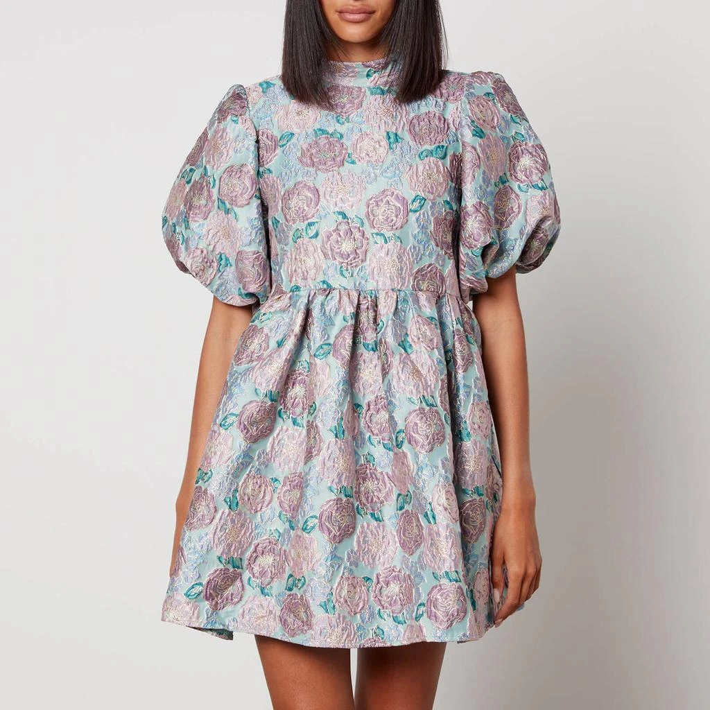 商品Sister Jane|Sister Jane Dream Iceland Poppy Floral-Brocade Mini Dress,价格¥972,第1张图片