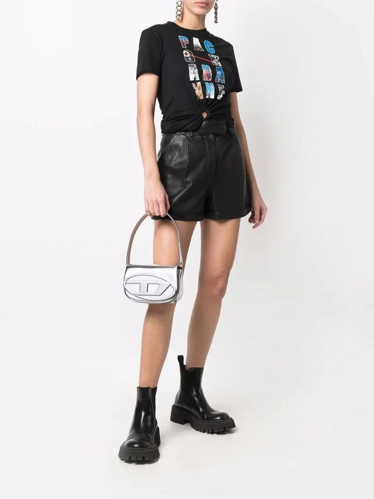 商品Diesel|DIESEL Women Mirrored Leather 1DR Iconic Shoulder Bag,价格¥4785,第2张图片详细描述