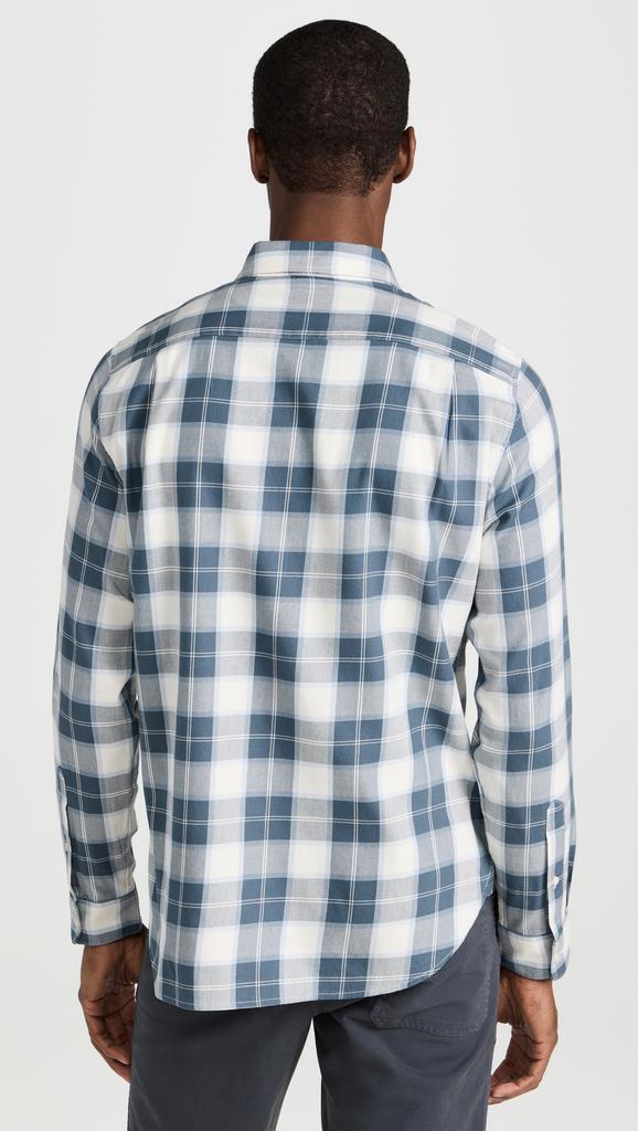 Vince Alps Plaid Long Sleeve Shirt商品第3张图片规格展示