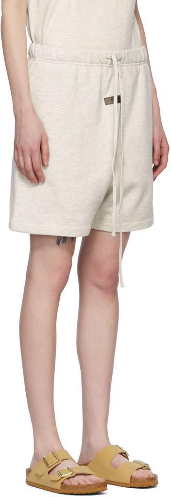 商品Essentials|Off-White Cotton Shorts,价格¥417,第4张图片详细描述