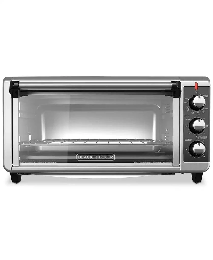 商品Black & Decker|TO3250XSB 8-Slice Extra-Wide Convection Toaster Oven,价格¥636,第1张图片