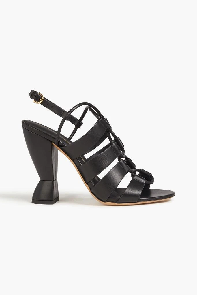 商品Salvatore Ferragamo|Sirmio leather slingback sandals,价格¥1730,第1张图片