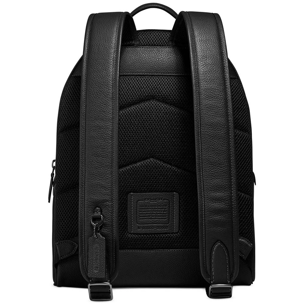 商品Coach|Refined Pebbled Leather Charter Backpack,价格¥3717,第3张图片详细描述