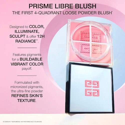 商品Givenchy|Prisme Libre Loose Powder Blush 12H Radiance,价格¥352,第3张图片详细描述