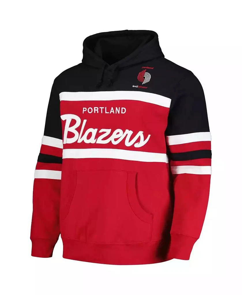 商品Mitchell & Ness|Men's Red/Black Portland Trail Blazers Head Coach Pullover Hoodie,价格¥815,第5张图片详细描述