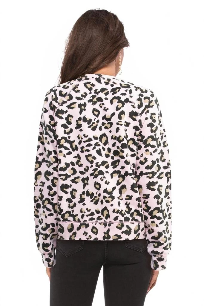 商品BRUNETTE THE LABEL|Middle Sister Crewneck Sweatshirt In Pink Leopard,价格¥594,第2张图片详细描述