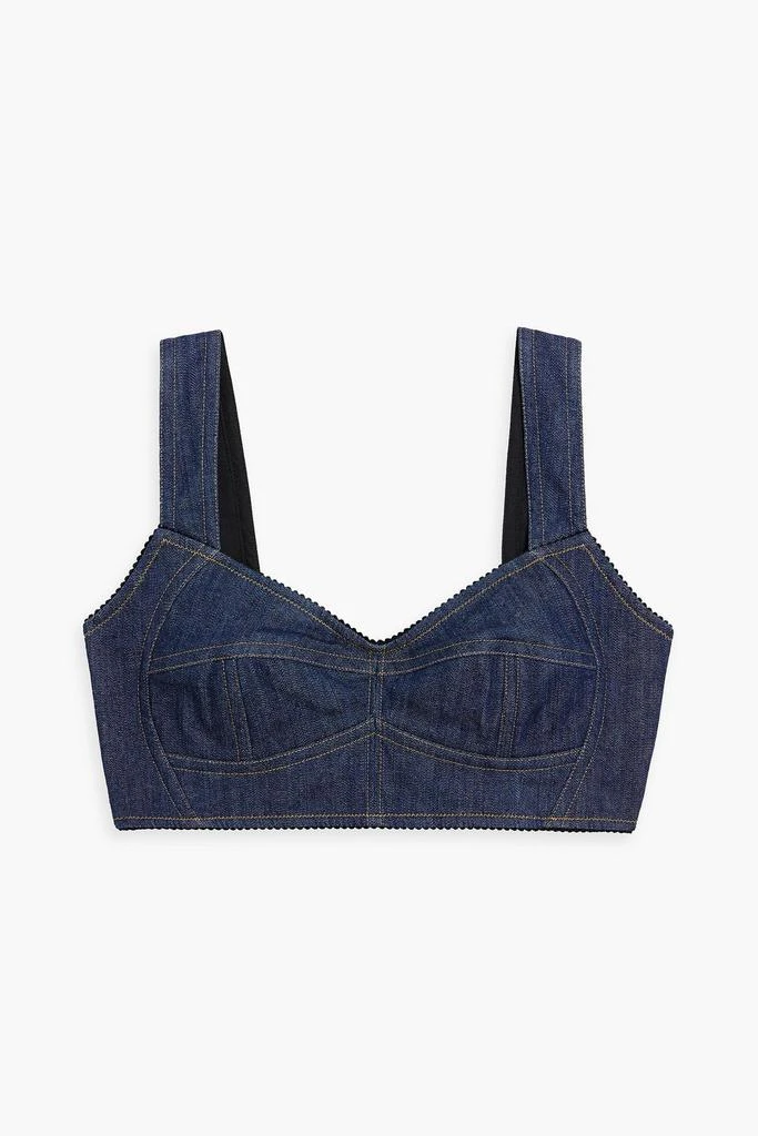 商品Dolce & Gabbana|Denim bra top,价格¥2715,第1张图片