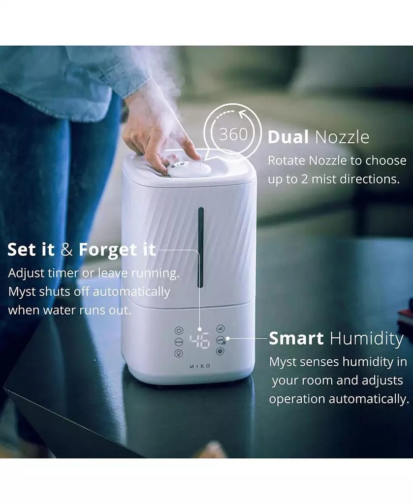 Ultrasonic Humidifier with Cool and Warm Mist 商品