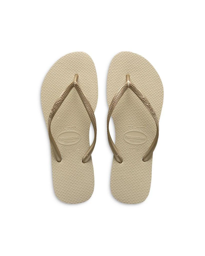 商品Havaianas|女孩(大/小童/幼儿)Girls' Slims Sandals - Toddler, Little Kid, Big Kid,价格¥197,第1张图片详细描述