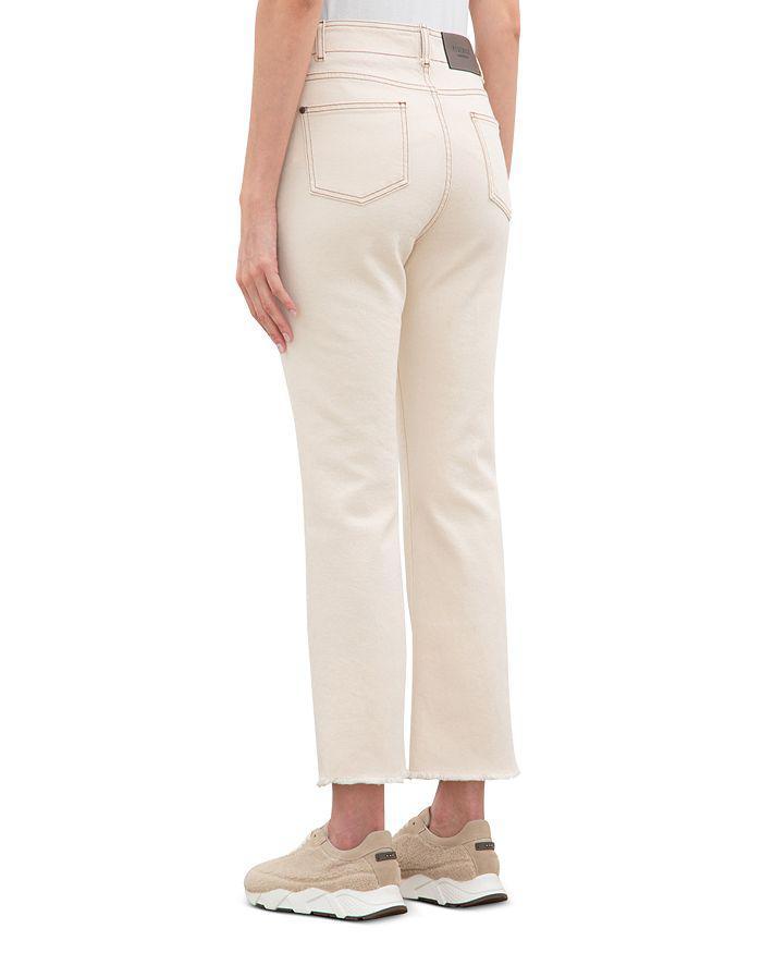 商品Peserico|Straight Leg Jeans in Antique White,价格¥2237,第4张图片详细描述