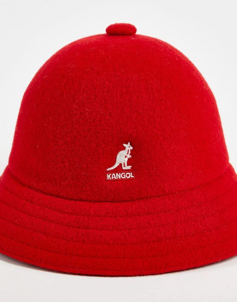 商品Kangol|Kangol wool casual bucket hat in red,价格¥541,第3张图片详细描述
