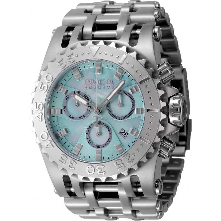 商品Invicta|Reserve Chronograph Quartz Turquoise Dial Men's Watch 45929,价格¥1822,第1张图片
