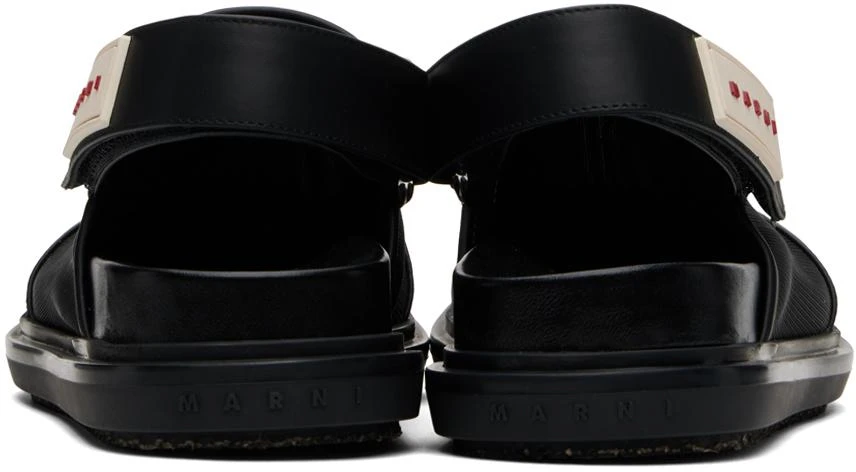 商品Marni|Black Back Strap Mules,价格¥1578,第2张图片详细描述