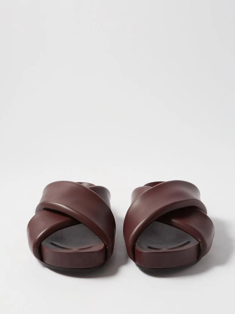 商品Jil Sander|Padded leather platform slides,价格¥3192,第5张图片详细描述