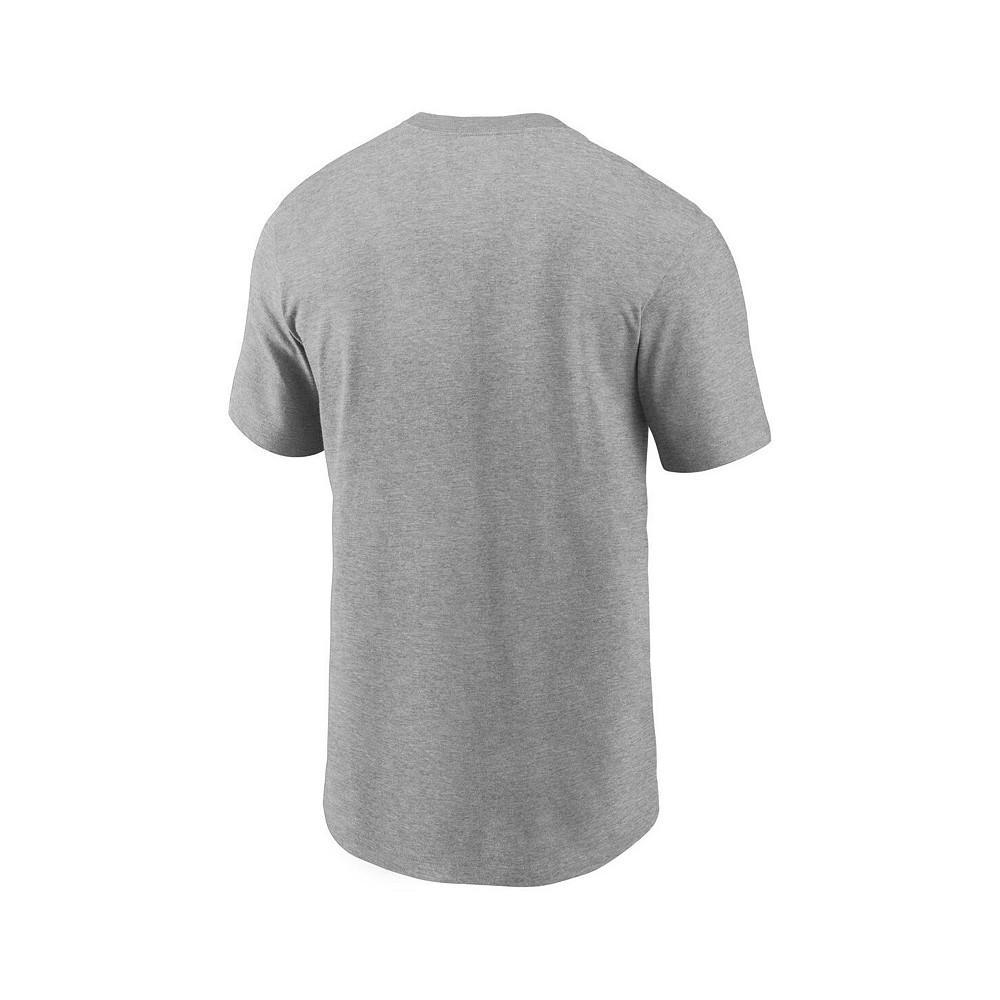 商品NIKE|Men's Heathered Gray Tampa Bay Rays Team T-shirt,价格¥164,第5张图片详细描述