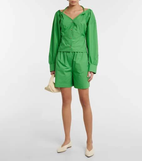 商品Nanushka|Megan cotton poplin shorts,价格¥1336,第2张图片详细描述