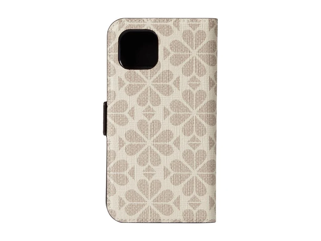 商品Kate Spade|Spade Flower Coated Canvas Folio Phone Case for iPhone® 13,价格¥351,第2张图片详细描述