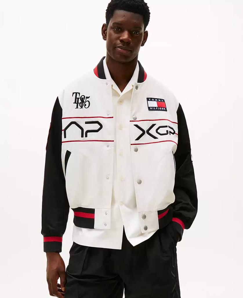 Shop x APXGP Collection Men's Satin Varsity Jacket on Sale at