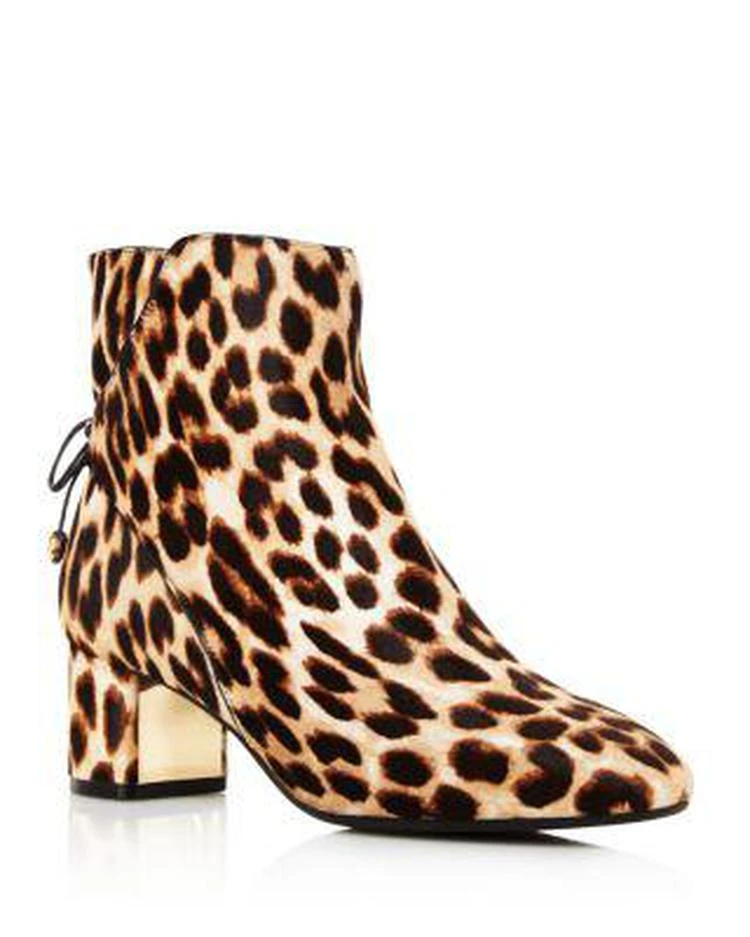 商品Tory Burch|Laila Leopard Print Calf Hair Booties,价格¥3352,第1张图片