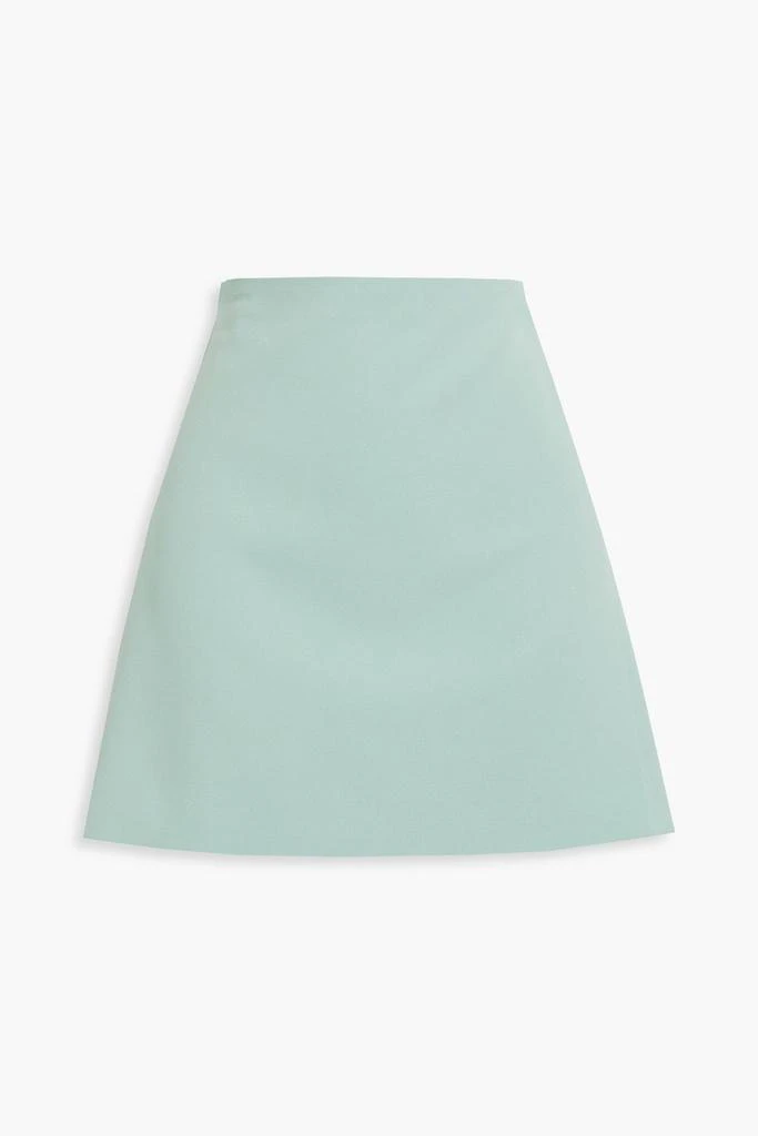 商品Alice + Olivia|Darma wrap-effect crepe mini skirt,价格¥836,第3张图片详细描述