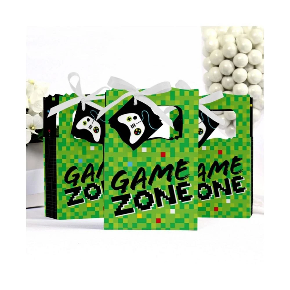 商品Big Dot of Happiness|Game Zone - Pixel Video Game Party or Birthday Party Favor Boxes - Set of 12,价格¥157,第2张图片详细描述