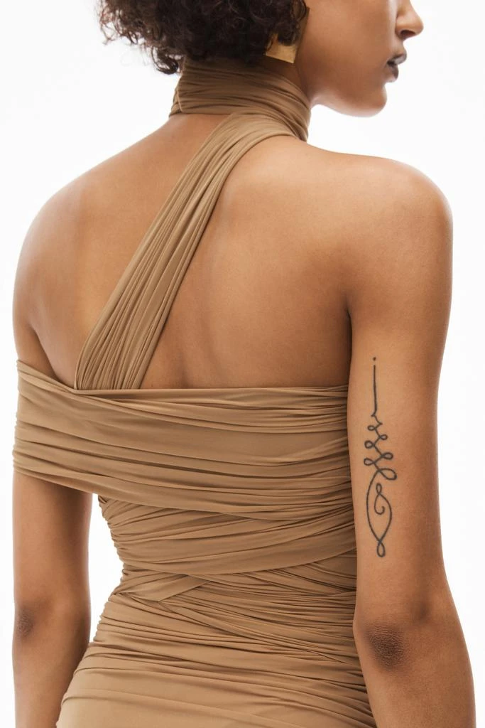 RUCHED HALTER DRESS IN HOSIERY JERSEY 商品